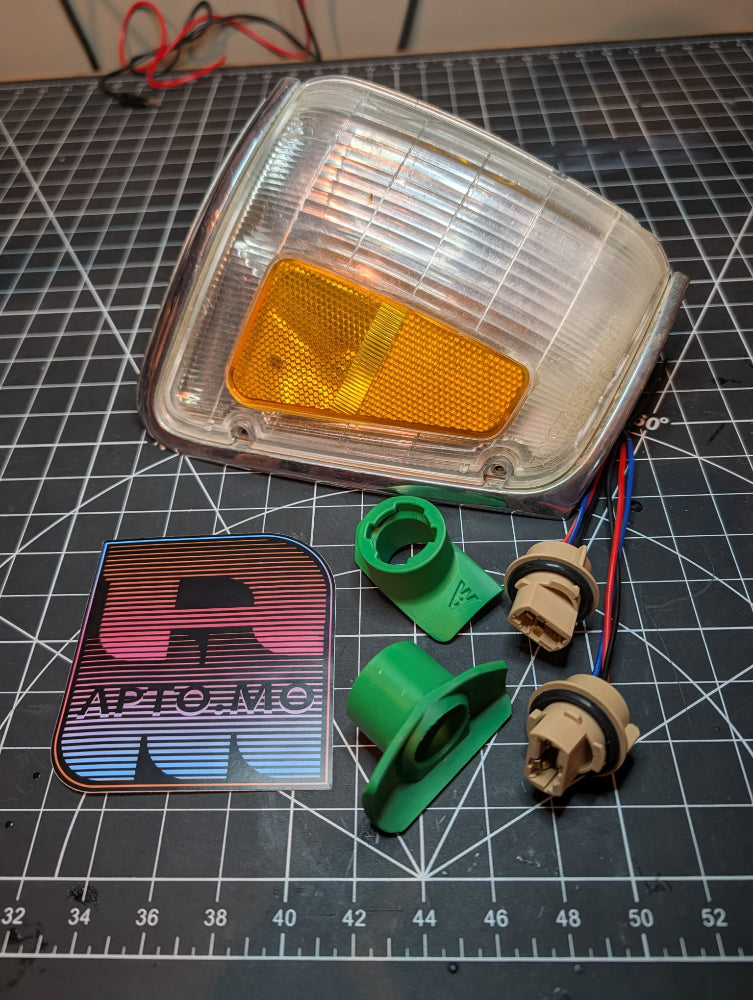 1989-1991 4runner pickup 7443 marker park lamp conversion upgrade