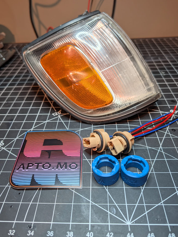 1996-2002 4runner 7443 marker park lamp conversion upgrade