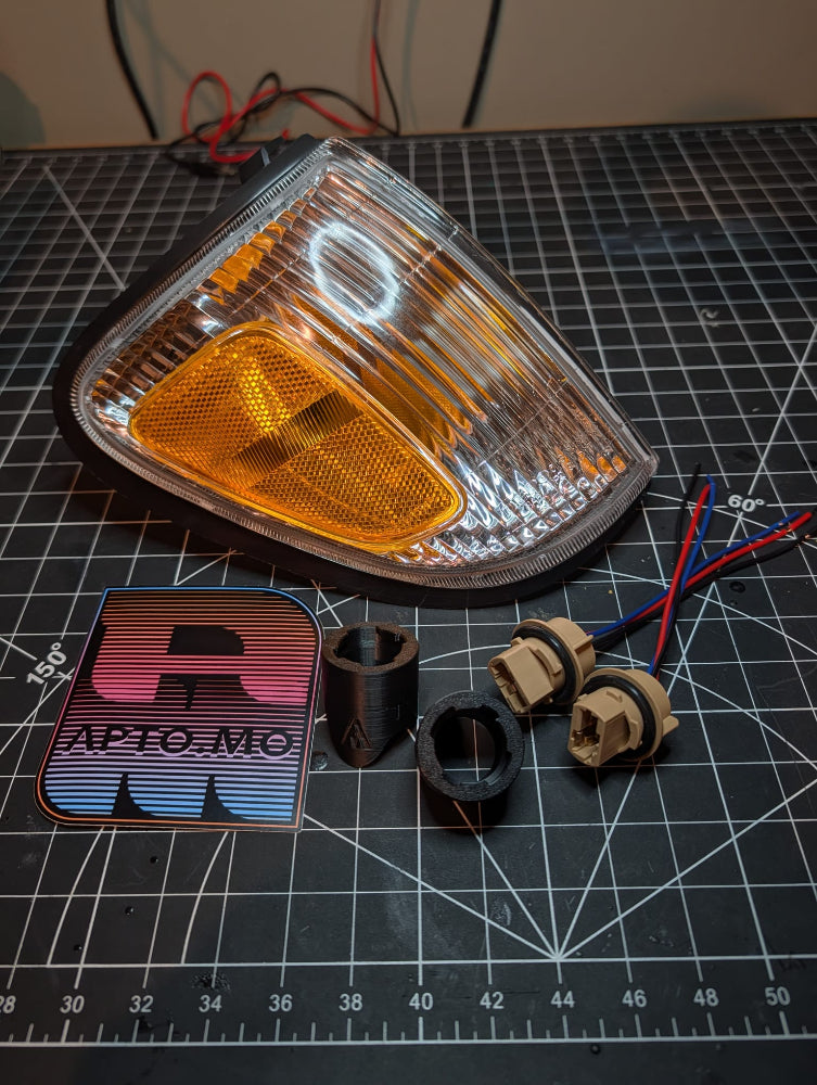 1998-2000 tacoma 7443 marker park lamp conversion upgrade