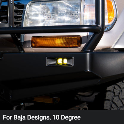 80 series ARB bumper Turn Signal Upgrade with Baja Designs s2. Beacon+ rectangular 10 degree. replaces ARB 3500080