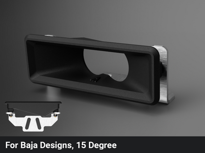 Beacon+ for ARB deluxe Bumper turn signal light upgrade bracket 15 degree for baja designs lights, replaces ARB 3500080