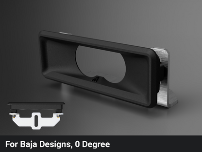 Beacon+ for ARB deluxe Bumper turn signal light upgrade bracket for baja designs lights, 0 degree angle, replaces ARB 3500080