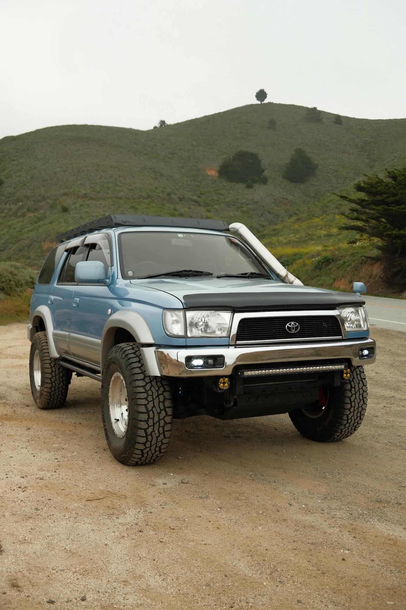 Aptomo Beacon+ Kit - Bumper Fog Light Mount for 1996-1998 Toyota 4Runner