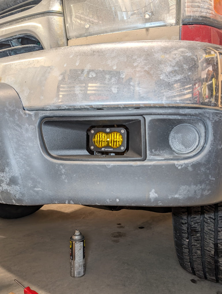 Aptomo Beacon+ Kit - Bumper Fog Light Mount for 1999-2002 Toyota 4Runner